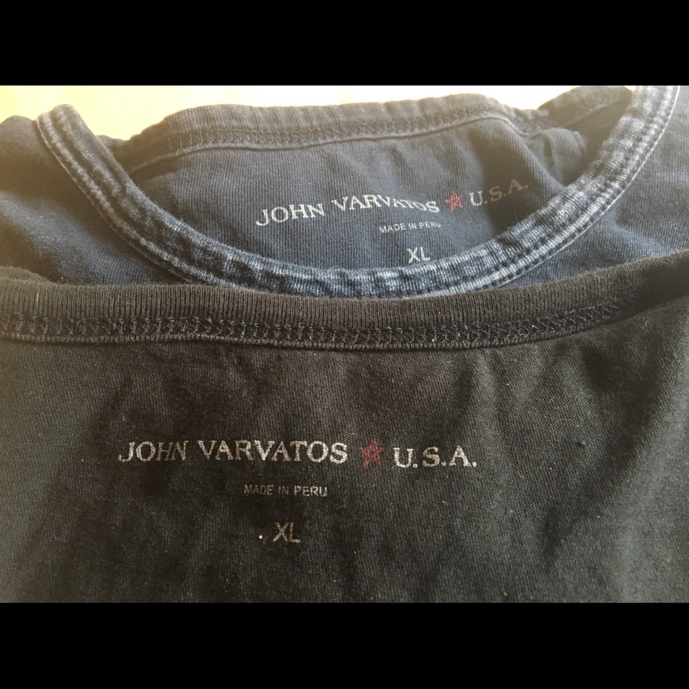 2 x John Varvatos T- Shirts